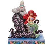 Enesco Figurine Disney Tradition – La Petite Sirène : Ariel et Ursula – 25 cm Multicolore