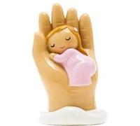 ENESCO Statuette Ange-Gardien fillette - Protège Moi en résine 7.5 cm BEIGE G
