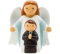 ENESCO Statuette Ange-Gardien - Première Communion - en résine - 7.5 x 6 x 4.5 cm BLANC G