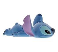ENESCO Statuette de collection Stitch Allongé - En Résine peinte à la main - 9 x 6 x 6 cm BLEU G