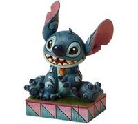 ENESCO Statuette de collection Stitch en résine - Hauteur : 9 cm - Largeur : 5 cm - Profondeur : 4 cm BLEU G
