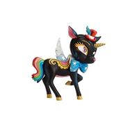ENESCO Statuette Licorne Noire Par - En résine colorée - Hauteur 13 cm, Largeur 6.5 cm, Profondeur 13 cm