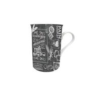 ENESCO Tasse en céramique Boulangerie Paris depuis 1921 - H. 10 cm - D. 7.5 cm