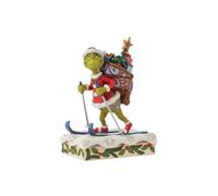 Enesco The Grinch by Jim Shore Figurine de Ski Grinch