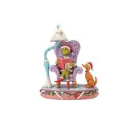 Enesco The Grinch by Jim Shore Grinch in A Large Chair Figurine Lumineuse