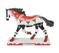 Enesco The Trail of Painted Ponies Figurine de Noël Confortable avec Orteils Multicolore 18 cm
