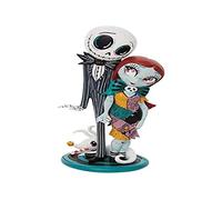 Enesco The World of Miss Mindy Presents Figurine Disney Miss Mindy Jack et Sally 20 cm Multicolore