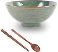 ENESEA Bol à ramen, saladier, bol à fruits, bol à ramen, grands bols de service, ensemble de bols à ramen pour 1 personne, bol à porridge, bol à punch décoratif, vaisselle cadeaux de pendaison de