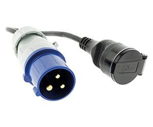 Enexo Adaptateur Caravane Femelle 16A 2P+T en Mâle CARA CEE17 -RNF
