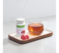 ENF STORE - Boisson Instantanée Thé Vert & Noir - 51g - 87,5 mg de Caféine par Portion - Sans Sucres Ajoutés - Vegan, Sans Gluten - Saveur Pêche - Boisson Énergisante Naturelle (Framboise)