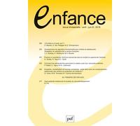 Enfance 2018 - 2 Année 2018 - Collectif - Puf - broché - Revue