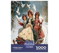 Enfance Heureuse Puzzle 1000 Pièces pour Adultes Et Enfants À Partir De 12 Ans Jeu De Patience Et De Réflexion Divertissement Créatif Cadeau Classiques Décoration De La Maison 38x26cm/1000pcs