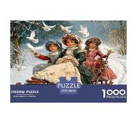 Enfance Heureuse Puzzle De 1000 Pièces pour Adultes Et Enfants À Partir De 12 Ans Jeu De Patience Et De Réflexion De Qualité Supérieure Décoration De La Maison 38x26cm/1000pcs