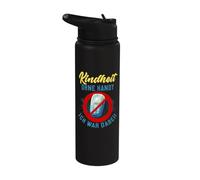 « enfance sans téléphone mobile » Stainless Steel Insulated Water Bottle