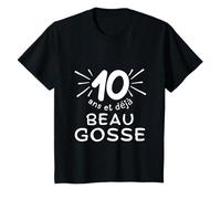 Enfant 10 ans et déjà beau gosse. Phrase humour pour cadeau garçon T-Shirt