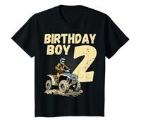 Enfant 2 Years Old Quad Bike Four Wheeler ATV 2nd Birthday Boy T-Shirt