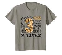 Enfant 3. Classe écolier Premier Jour d'école rentrée Scolaire troisième Classe T-Shirt
