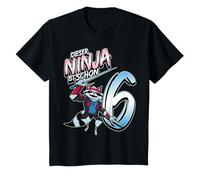 Enfant 6ème Anniversaire garçon Ce Ninja est déjà 6 Raton Laveur T-Shirt