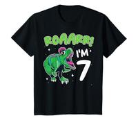 Enfant 7. Anniversaire Roaarr J'ai 7 ans, anniversaire d'un dinosaure T-Shirt