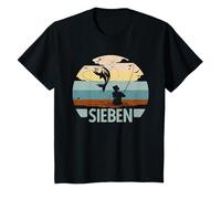 Enfant 7 ans pêcheur 7ème anniversaire garçon pêcheur enfant pêche T-Shirt