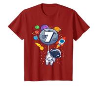 Enfant 7e Anniversaire Astronaute Garçon De 7 Ans T-Shirt