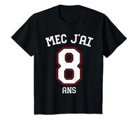 Enfant 8e anniversaire 8e Cadeau d'Anniversaire Mec J'ai 8 ans T-Shirt