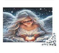 Enfant angélique Puzzle 1000 Pièces Papier recyclé pour Adultes Puzzle pour Adultes Jeu Difficile et Stimulant Activité Amusante pour la Maison Excellente idée Cadeau 70x50cm/1000pcs