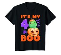 Enfant Anniversaire Halloween, 4 ans, Dinosaure, en anglais T-Shirt