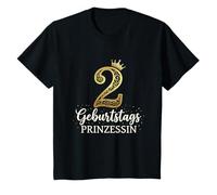 Enfant Anniversaire Princesse 2ème Anniversaire - Fille 2 Ans T-Shirt