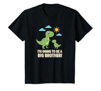 Enfant Annonce de « Je Vais être Un Grand frère, Un Dinosaure » T-Shirt
