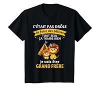 Enfant Annonce grossesse humour futur grand frère cadeau lion T-Shirt