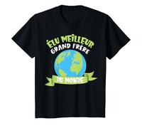 Enfant Annonce Grossesse Meilleur Nouveau Grand Petit Frère Planète T-Shirt