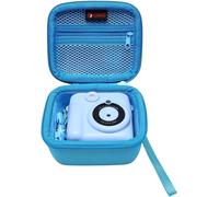 Enfant Appareil Étui pour Compatible ASTGMI/GREENKINDER/FUNKAM/GKTZ/TERRAMUS Appareil Photo instantané Numérique Enfant avec Filles Garçons de 3-12 Ans Housse (Bleu)
