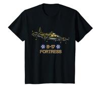 Enfant Avion américain WW2 Bombardier Forteresse volante B-17 T-Shirt