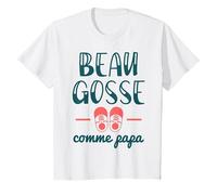 Enfant Beau Gosse Comme Papa Cadeau Garçon T-Shirt