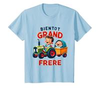 Enfant Bientôt Grand Frère Tracteur - Cadeau Annonce Grossesse T-Shirt