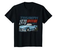 Enfant BMH Triumph Spitfire MkIII Retro 1970 Voiture de Sport pour Enfants T-Shirt