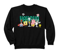 Enfant Bob l'éponge Squarepants Kids Personnages Pose Ami Fun Années 90 Sweatshirt