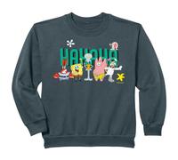 Enfant Bob l'éponge Squarepants Kids Personnages Pose Friend 90s Fun Sweatshirt