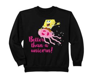Enfant Bob l'éponge Squarepants Kids Squid Unicorn Happy Friends Sweatshirt