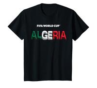 Enfant Bulles Couleur de la Coupe du Monde de la FIFA 26 Algérie T-Shirt