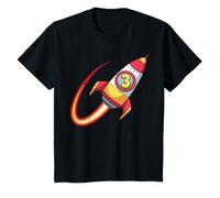 Enfant Cadeau Anniversaire Bébé Mission 3 ans Dessin Fusée T-Shirt