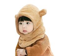 Enfant Cagoule Bébé Garçon Fille Cache Oreilles Capuche Animaux Hiver Cadeaux d'anniversaire Mignon Chapeau Noël bébé Bonnet Toque Chapeau Bébé Hiver Bonnet Cache Cou