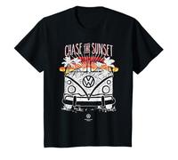 Enfant Camping-car Volkswagen Type 2 T1 Chase The Sunset Kids T-Shirt
