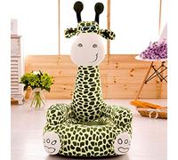 Enfant Canapé Lit Fauteuil pour Garçon Fille, Kalavika Chaise Cartoon Coussin de Sol Bébé en Coton Siège Décoration Chambre (Girafe Vert)