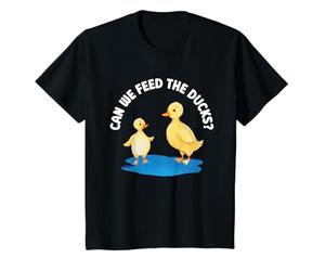 Enfant Canard Mignon et caneton Can We Feed The Canards ? pour Les Enfants. T-Shirt