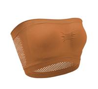 Enfant Cars Women's Sports Bra Big Chest Small Running Shockproof Gathering No Ring Sports Bra Large Fitness Yoga Vest Legging Rouge Et Blanc (Coffee, XL)