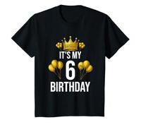 Enfant C'est ma 6e fête d'anniversaire, 6 Ans, garçons et Filles T-Shirt