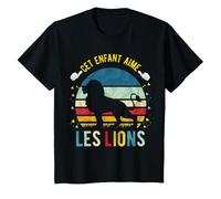 Enfant Cet Enfant Aime Les Lions Cadeau Lion T-Shirt