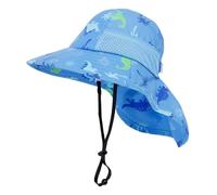 Enfant Chapeau Noir Casquette Garcon Léger Unisexe Imprimé Plage Cape pour Âge Un À Quatre Chapeau De Soleil Calotte Vacances Été